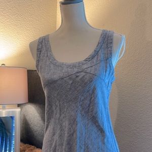 Linen Horny Toad light weight denim colored dress, size Small.